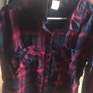 Flannel long sleeve shirt